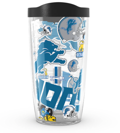 Detroit Lions All Over Print 16 oz. Tervis Tumbler - Pro Jersey Sports