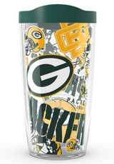 Green Bay Packers All Over Print 16 oz. Tervis Tumbler - Pro Jersey Sports