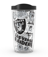Las Vegas Raiders All Over Print 16 oz. Tervis Tumbler - Pro Jersey Sports
