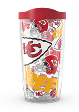 Kansas City Chiefs All Over Print 16 oz. Tervis Tumbler - Pro Jersey Sports