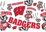 Wisconsin Badgers All Over Print 16 oz. Tervis Tumbler - Pro Jersey Sports