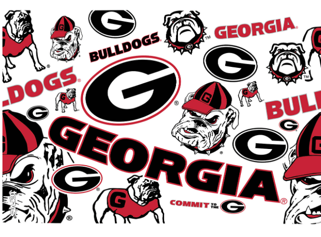 Georgia Bulldogs All Over Print 16 oz. Tervis Tumbler