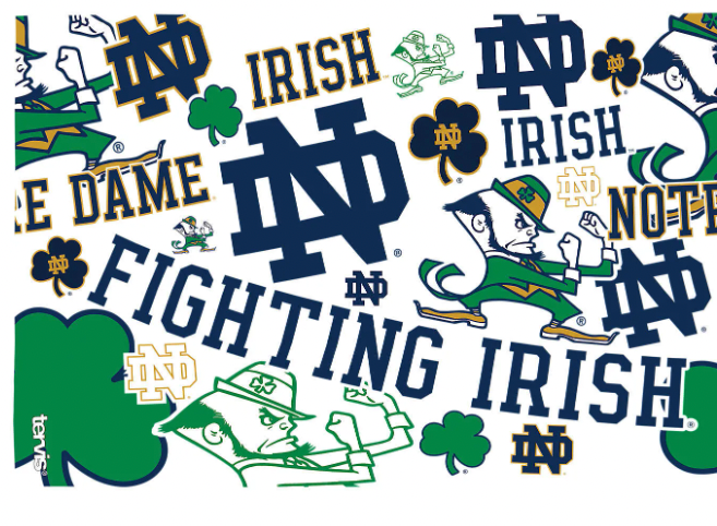 Notre Dame Fighting Irish All Over Print 16 oz. Tervis Tumbler
