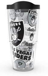 Las Vegas Raiders All Over Print 24 oz. Tervis Tumbler - Pro Jersey Sports
