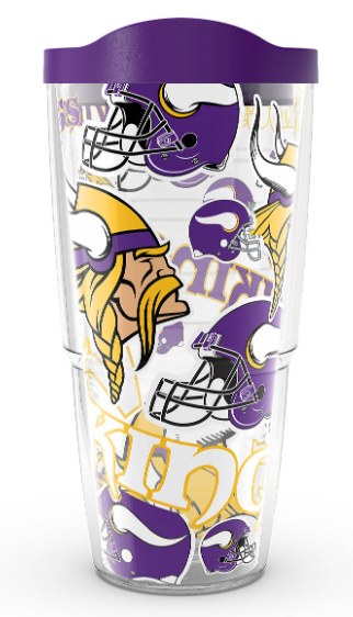 Minnesota Vikings All Over Print 24 oz. Tervis Tumbler - Pro Jersey Sports