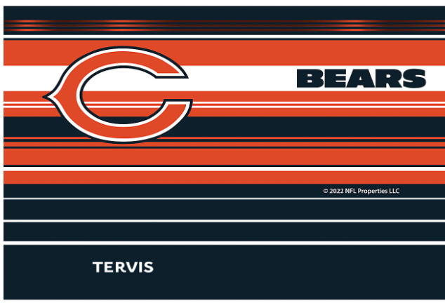 Chicago Bears™ Hype Stripes 20 oz. Stainless Steel Tumbler
