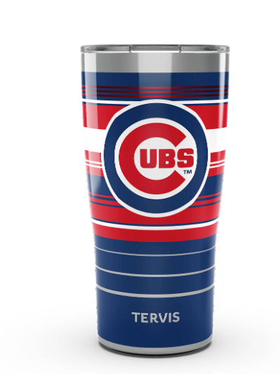 Chicago Cubs™ Hype Stripes 20 oz. Stainless Steel Tumbler
