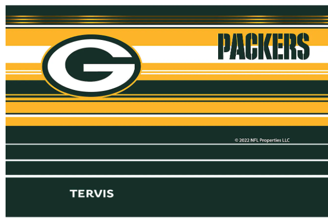 Green Bay Packers™ Hype Stripes 20 oz. Stainless Steel Tumbler By Tervis - Pro Jersey Sports
