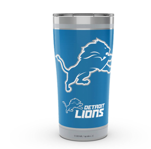 Detroit Lions™ Touchdown 20 oz. Stainless Steel Tumbler By Tervis - Pro Jersey Sports
