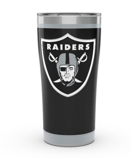 Las Vegas Raiders™ Rush 20 oz. Stainless Steel Tumbler By Tervis - Pro Jersey Sports