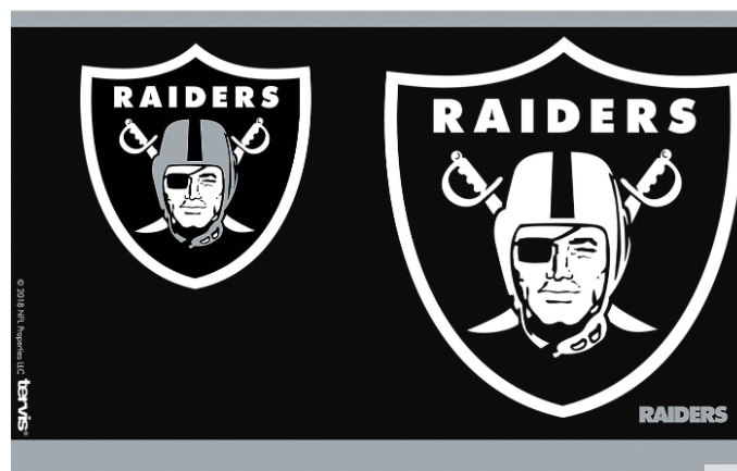 Las Vegas Raiders™ Rush 20 oz. Stainless Steel Tumbler By Tervis - Pro Jersey Sports
