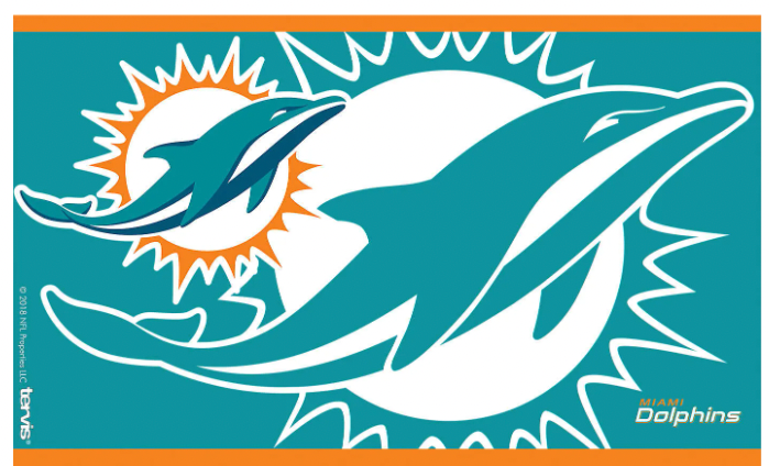 Miami Dolphins™ Rush 20 oz. Stainless Steel Tumbler By Tervis - Pro Jersey Sports