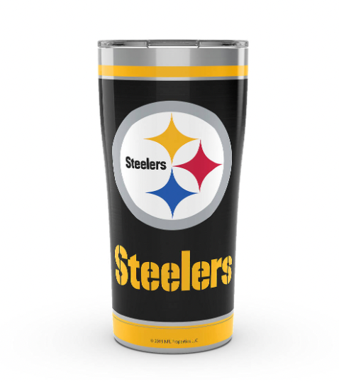 Pittsburgh Steelers™ Touchdown 20 oz. Stainless Steel Tumbler By Tervis - Pro Jersey Sports