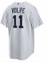 Men's Nike Anthony Volpe White New York Yankees Home Official Replica Player Jersey With Name & Number - Pro Jersey Sports