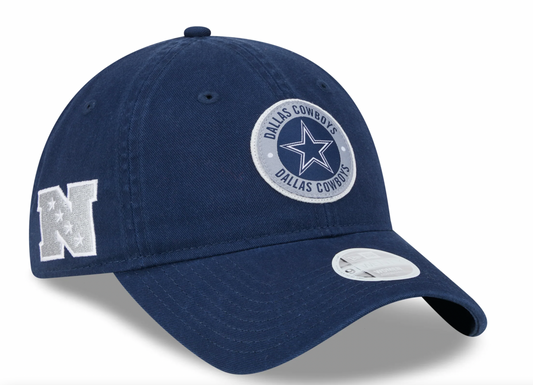 Dallas Cowboys 2024 Sideline Navy 9TWENTY Adjustable Hat