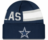Dallas Cowboys New Era 2024 NFL Sideline Navy Tech Knit Hat - Pro Jersey Sports