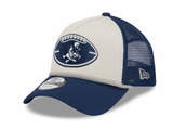 Men's Dallas Cowboys New Era 2024 Sideline Historic Stone/Navy 9FORTY A-Frame Adjustable Hat - Pro Jersey Sports