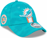 Men's Miami Dolphins New Era 2024 Sideline Black 9FORTY Adjustable Hat - Pro Jersey Sports