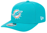 Miami Dolphins New Era Aqua 9SEVENTY Adjustable Hat - Pro Jersey Sports