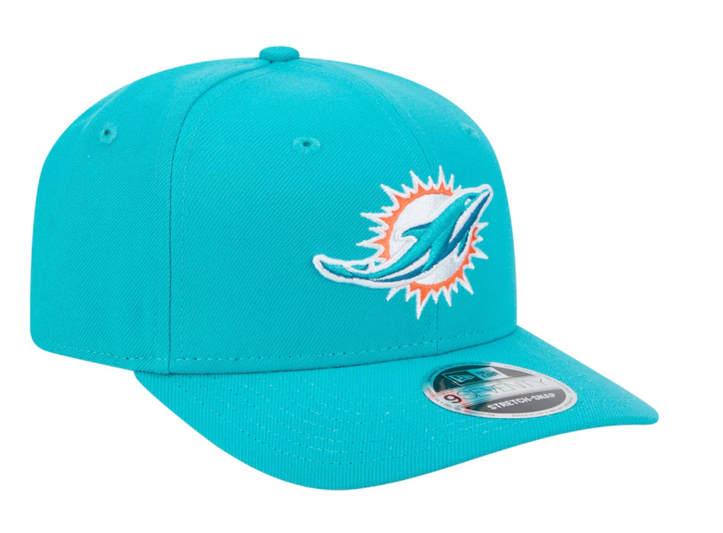 Miami Dolphins New Era Aqua 9SEVENTY Adjustable Hat