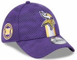 Men's Minnesota Vikings New Era 2024 Sideline Purple 39THIRTY Flex Hat - Pro Jersey Sports