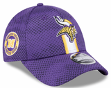Men's Minnesota Vikings New Era 2024 Sideline Purple 9FORTY Adjustable Hat - Pro Jersey Sports