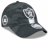 Men's Las Vegas Raiders New Era 2024 Sideline Black 9FORTY Adjustable Hat - Pro Jersey Sports