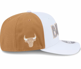 Chicago Bulls New Era 2024 City Edition White/Walnut 9SEVENTY Adjustable Hat - Pro Jersey Sports