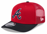 Atlanta Braves New Era Red/Navy 2025 Spring Training 9SEVENTY Trucker Hat - Pro Jersey Sports