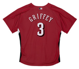Men’s Cincinnati Reds Ken Griffey Jr. Mitchell & Ness 2007 Red Cooperstown Collection Batting Practice Jersey - Pro Jersey Sports