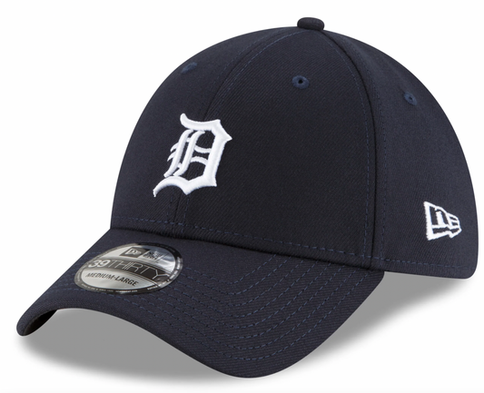 Mens Detroit Tigers Home Team Classic 39THIRTY Flex Fit Hat By New Era - Pro Jersey Sports