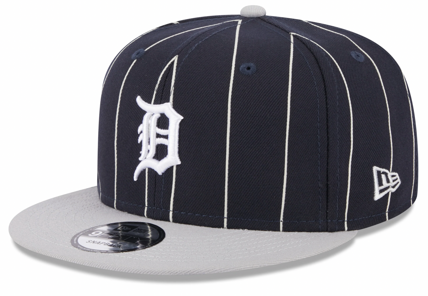 Detroit Tigers Navy/Gray Vintage New Era 9FIFTY Snapback Hat - Pro Jersey Sports