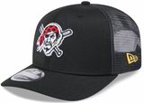 Pittsburgh Pirates New Era Black 2025 Spring Training 9SEVENTY Trucker Hat - Pro Jersey Sports