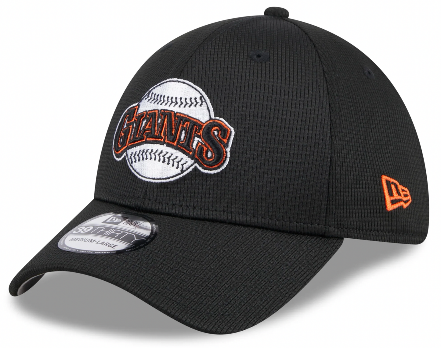 Men's San Francisco Giants New Era 2024 Batting Practice Black 39THIRTY Flex-Fit Hat - Pro Jersey Sports