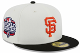 San Francisco Giants 2012 World Series Cream/Black New Era Retro 59FIFTY Fitted Hat - Pro Jersey Sports