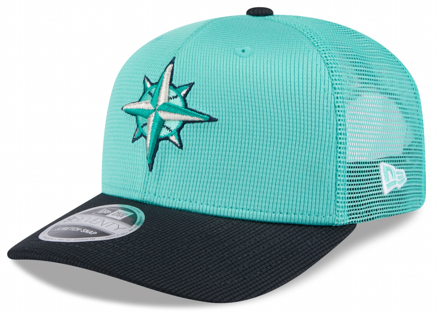 Seattle Mariners New Era Teal/Navy 2025 Spring Training 9SEVENTY Trucker Hat - Pro Jersey Sports