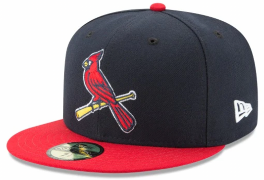 Men's St. Louis Cardinals New Era Navy/Red Game Authentic Collection Alternate 2 On-Field 59FIFTY Fitted Hat - Pro Jersey Sports