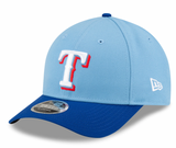 Texas Rangers Blue Alternate New Era Player Replica M-Crown 9FORTY Adjustable Hat - Pro Jersey Sports