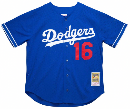 Men's Los Angeles Dodgers Hideo Nomo Mitchell & Ness Royal Cooperstown Collection Mesh Batting Practice Jersey - Pro Jersey Sports