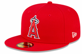 Men's Anaheim Angels New Era Red Game Authentic Collection On-Field 59FIFTY Fitted Hat - Pro Jersey Sports