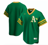 Men's Oakland Athletics Nike Kelly Green Road Cooperstown Collection Team Jersey - Pro Jersey Sports