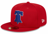 Philadelphia Phillies New Era Red 2025 Spring Training 59FIFTY Fitted Hat - Pro Jersey Sports