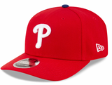 Philadelphia Phillies Red New Era Player Replica 9SEVENTY Stretch Snap Adjustable Hat - Pro Jersey Sports