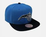Men's Mitchell & Ness Orlando Magic Core Blue/Black Adjustable Snapback Hat - Pro Jersey Sports