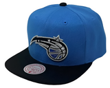 Men's Mitchell & Ness Orlando Magic Core Blue/Black Adjustable Snapback Hat - Pro Jersey Sports