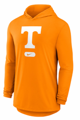 Men's Nike Orange Tennessee Volunteers Lightweight Performance Long Sleeve Hoodie T-Shirt - Pro Jersey Sports