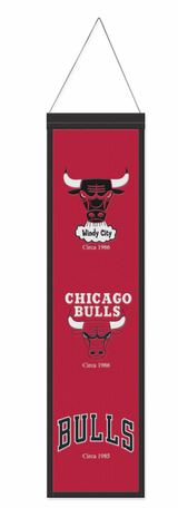 Chicago Bulls 8X32 Wool Banner - Pro Jersey Sports