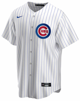 NIKE Men's Derrek Lee Chicago Cubs Premium Twill White Home Replica Jersey - Pro Jersey Sports