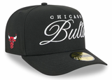 Men's Chicago Bulls New Era Black 2025 NBA Draft A-Frame 59FIFTY Fitted Hat - Pro Jersey Sports