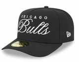 Men's Chicago Bulls New Era Black 2025 NBA Draft A-Frame 59FIFTY Fitted Hat - Pro Jersey Sports
